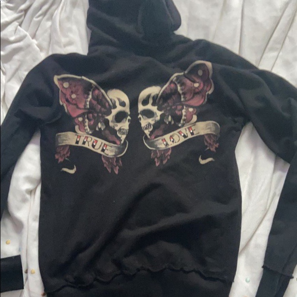 Cyber y2k Sinful zip up hoodie